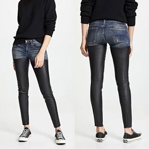 R13 Chaps Jeans Blue. SIZE 26